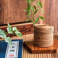 Golden Lotus concept | Agarwood incense coil 4 hours | 48 coils per box photo 1