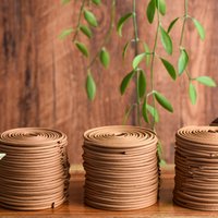 Golden Lotus concept | Agarwood incense coil 4 hours | 48 coils per box photo 2