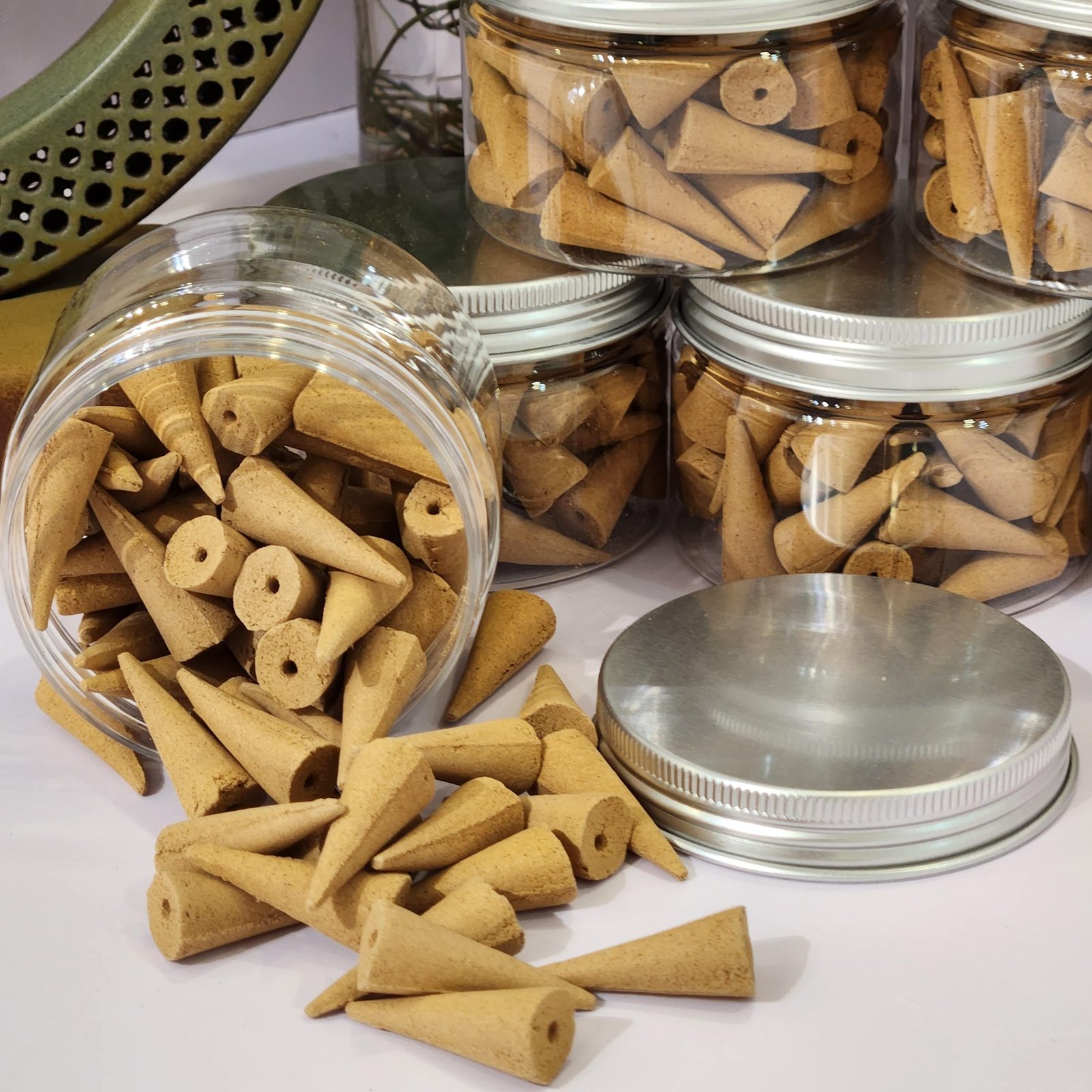 Golden Lotus small traditional cone burning