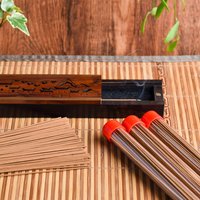 Red Lotus concept | Agarwood incense solid stick 20 cm | 70 sticks 1 tube | 45 mins per stick photo 3