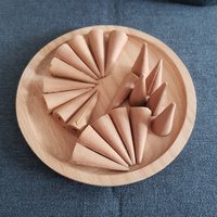 Red Lotus concept | Agarwood incense cone traditional size 20 cones photo 3