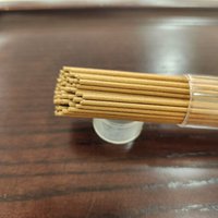 Golden Lotus concept | Agarwood incense solid stick 20 cm | 70 sticks 1 tube | 45 mins per stick photo 2