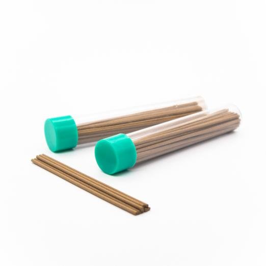 Golden Lotus concept | Agarwood incense solid stick 10 cm | 36 sticks 1 tube | 30 mins per stick