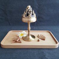 Copper censer | High pedestal copper censer | Mountain pattern design photo 4
