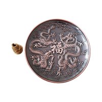 Alloy | Dragon–Phoenix censer with various patterns | Comes with 1 copper gourd photo 6