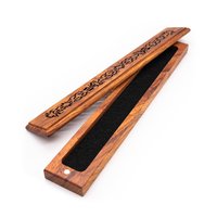 Padauk Wood Incense Tray | 20cm Incense Tray | With Heat-Resistant Felt