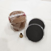 Red Lotus concept | A set of Agarwood incense coil 2 hours | 48 coils per box | give free 02 glass box and 01 copper gourd photo 2
