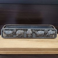 Alloy censer | for solid stick incense | design of five lucky buffaloes photo 4