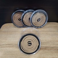 Dòng Hạ liên | Nhang trầm hương khoanh 2 giờ | Hộp 2 khoanh nhỏ gọn