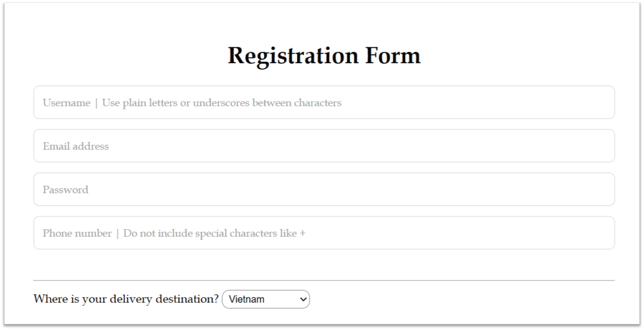 Step 2: Personal information