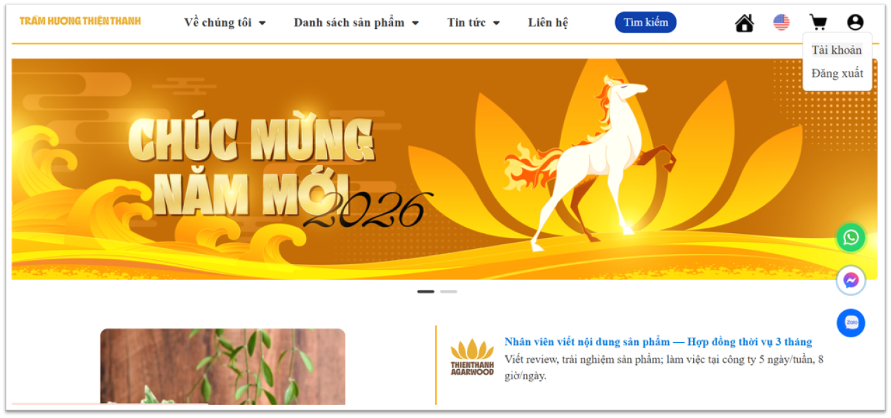 Bước 3: Kiểm tra t&agrave;i khoản